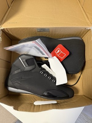 Alpinestars Racing Motorradschuhe Schwarz Gr. 43