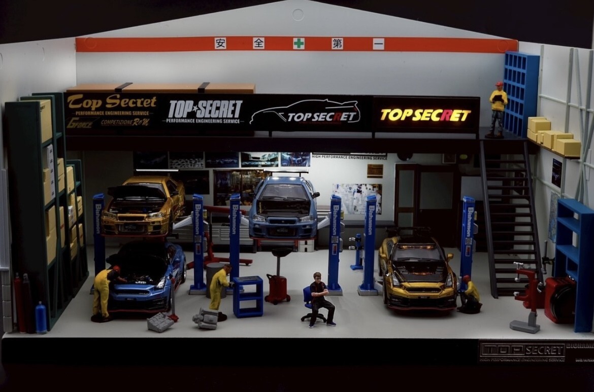 TOP SECRET DIORAMA 1/64 Garage Tokyo Auto Salon 2026 Exclusive