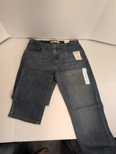 Levi Strauss Gold Signature Boy Athletic Super Flex Blue Jean Adjust Waist Sz 18