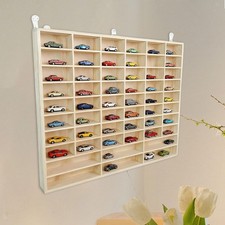 Vitrine Murale En Bois pour Voitures Miniatures, Objet de Collection, Rangement,