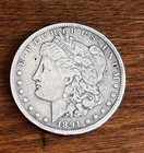 1891 Morgan Silver Dollar VF Very Fine / XF Extremely Fine - Free Shipping