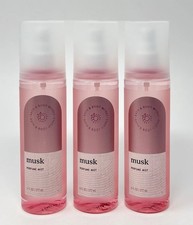 Bath  Body Works MUSK Perfume Fragrance Mist Spray Set of 3 Bottles