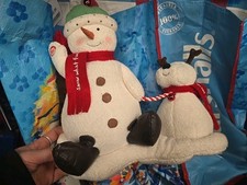 VTG 2004 Hallmark Jingle Pals Snowman Dog Animated Musical Singing Works