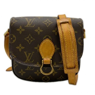 LOUIS VUITTON Monogram Saint CloudPMShoulder Bag Brown Coated canvasTH1913