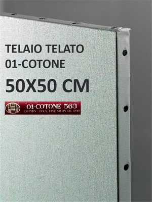 Telaio Telato Gallery 40x50 Cm – Tela 569, Grana Fine, Cotone/poliestere, Bordi Bianchi, Pronto Per Dipingere Senza Cornice