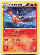 Pokemon Talonflame 28/146 XY Base Set Rare Holo NM