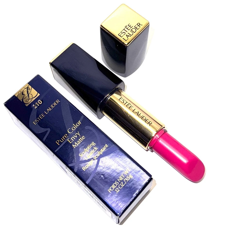Estee Lauder Pure Color Envy Matte Sculpting Lipstick 210 Neon Azalea - Image 4 of 4