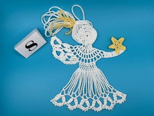 PDF Pattern Flat Angel Christmas Tree Ornament Christmas Decor Gift Vintage