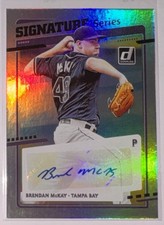 2020 Panini Donruss Brendan McKay AUTO RAYS Louisville 🏆Golden Spikes