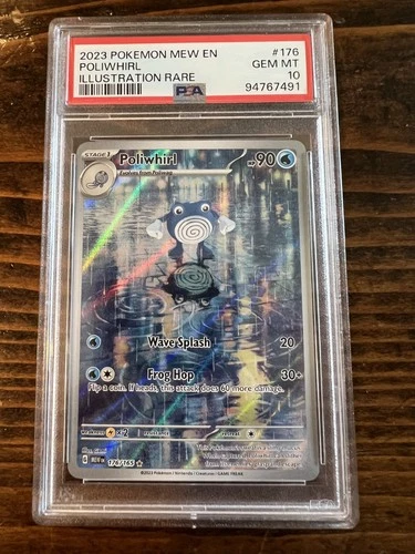 Poliwhirl Illustration Rare - Pokemon Scarlet & Violet 151 MEW 176/165 PSA 10
