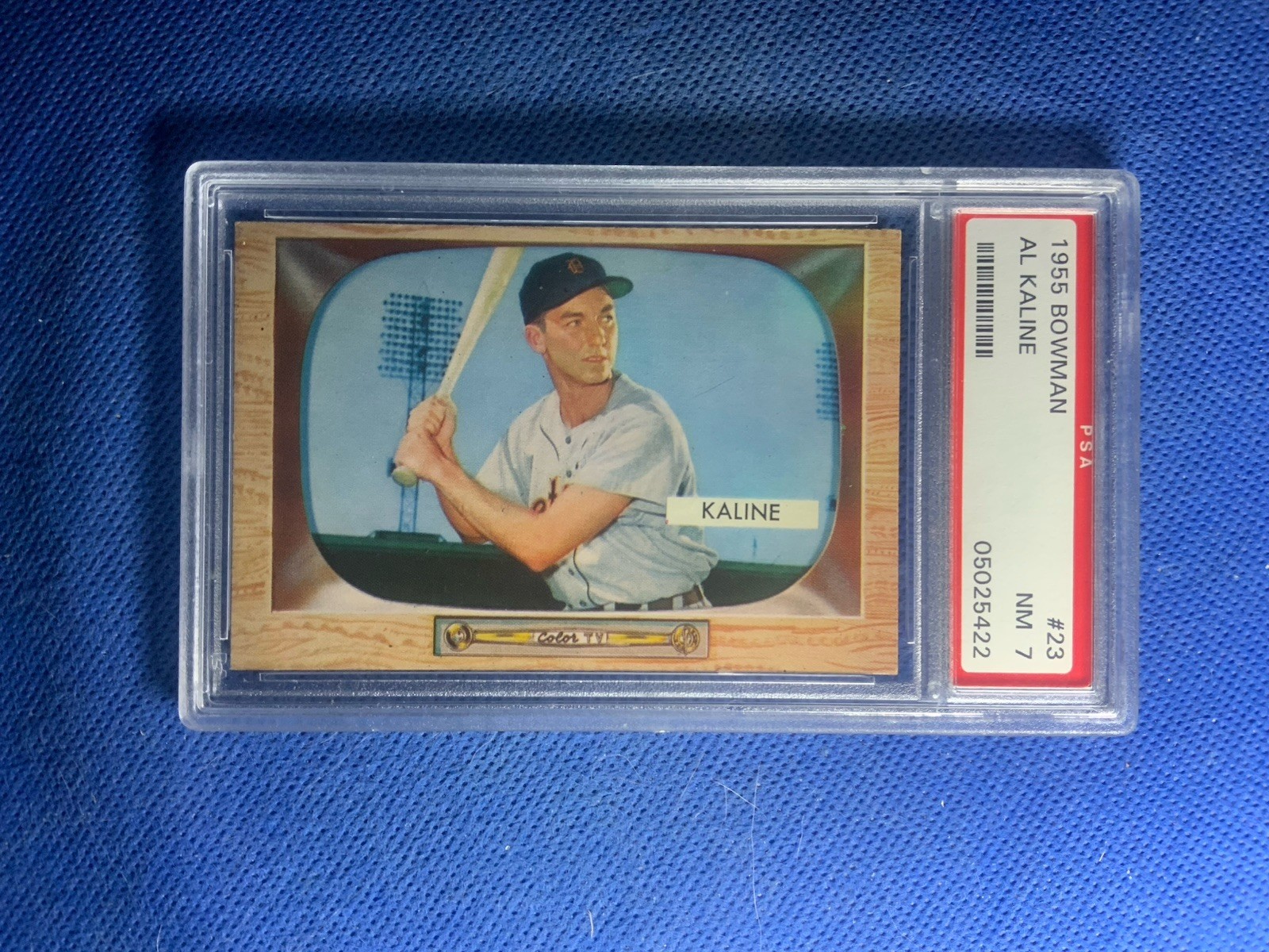 1955 Bowman #23 Al Kaline - PSA 7