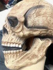 New Skeleton Halloween Scary Mask Skull Full Head Cosplay Costume Horror Prop US