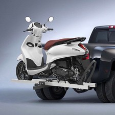 Heavy-Duty Motorcycle Carrier for Dirt Bikes   400 lbs Hitch Mounted Design