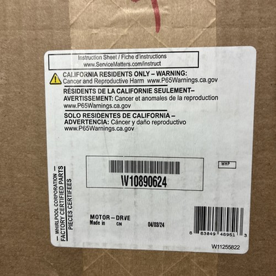 #ad NEW Factory Sealed W10890624 WHIRLPOOL WASHER DRIVE MOTOR OEM $24.99
