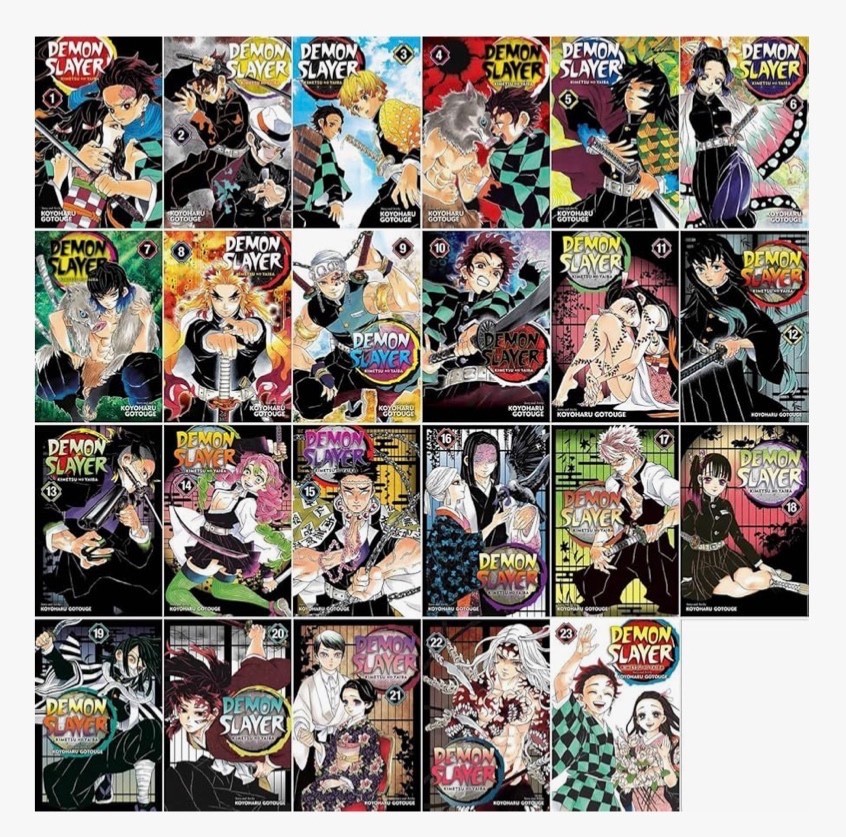 Demon Slayer Manga Box Set Kimetsu no Yaiba (Volumes 1–23