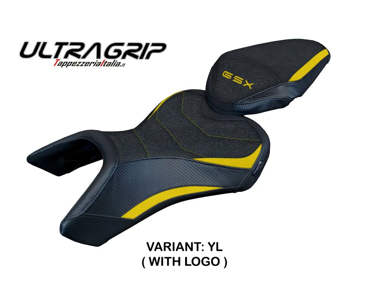 Seat cover Niigata UGrip Yellow YL + logo Tpz compatible SUZUKI GSX 8S 2023 2026