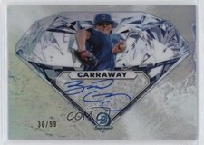 2020 Bowman Draft Applied Pressure Auto 30/99 Burl Carraway #APDCA-BC Auto 1f7m