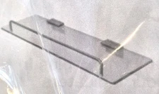 15x4.5 Wall Mount Bathroom Glass Floating Shelf NEW w/o BOX