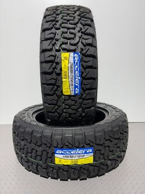 2 x 275/55R20 115/112P ACCELERA COARCE TERRAIN TYRES LT275/55R20