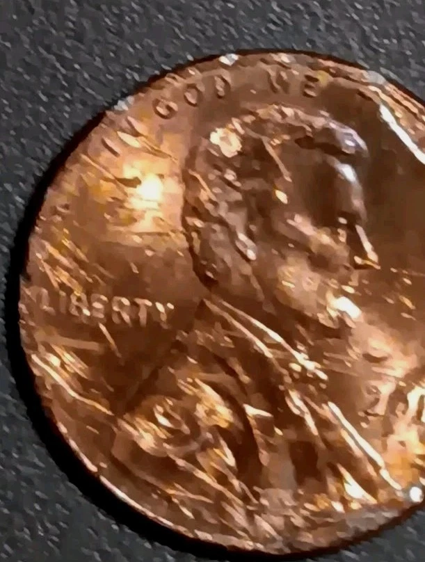 Planchet Lamination Peel Lincoln Penny 2018 Great Coin See Photos   - Image 4 of 4