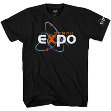 Iron Man Stark Expo Logo Marvel Adult T Shirt