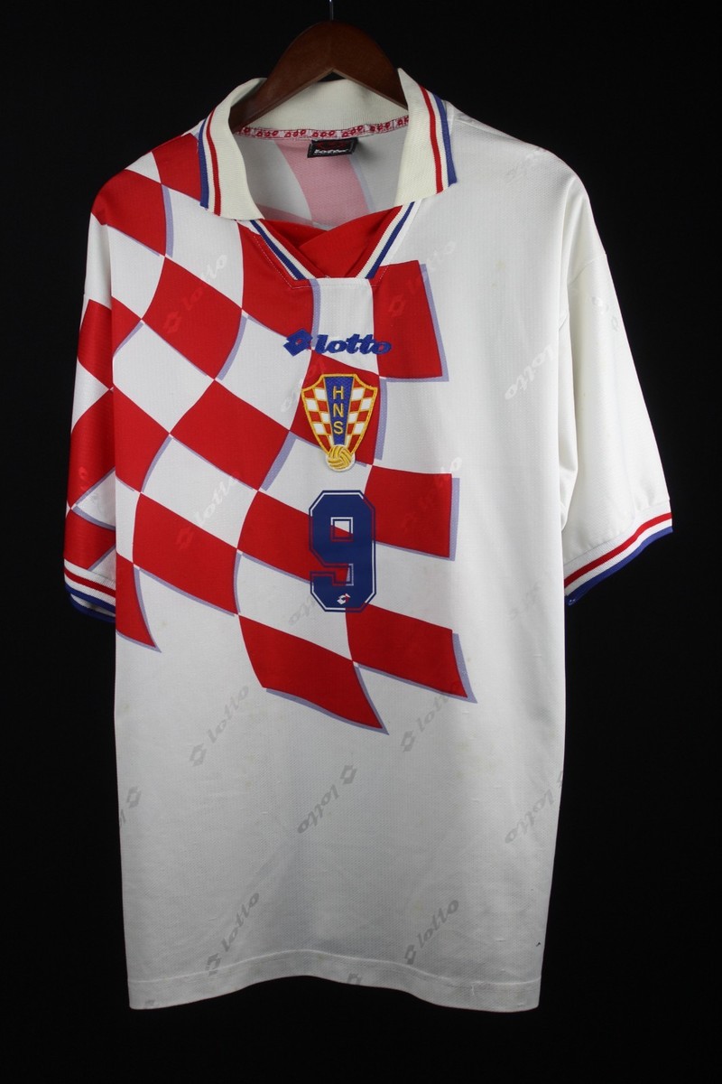 Croatia jersey National Team Authentic Lotto size XLarge 1998 #9