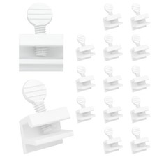 "Nuk3y Sliding Window Security Locks White, 15 Pack "