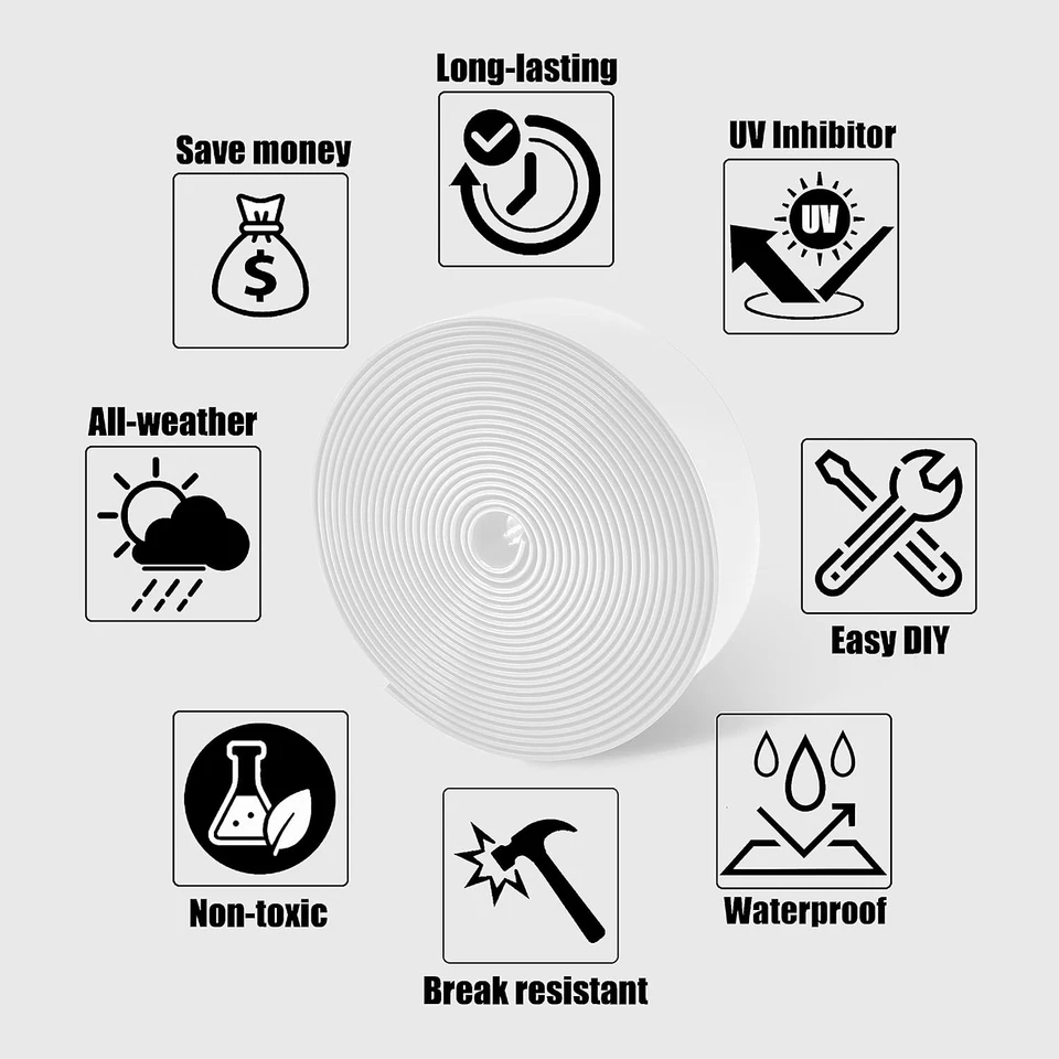 Correas de vinilo para kit de reparación de sillas de patio correas de repuesto de 2"" de ancho de 10 pies de largo + Foto 3 de 4