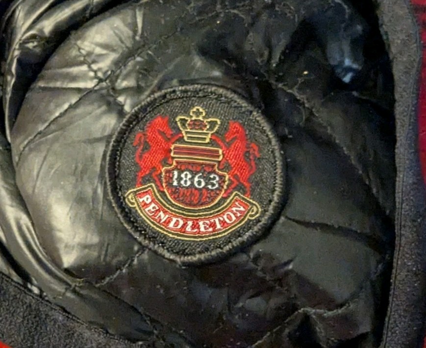 Pendleton Reversible Wool/ Puffer Quilted Cape Po… - image 3