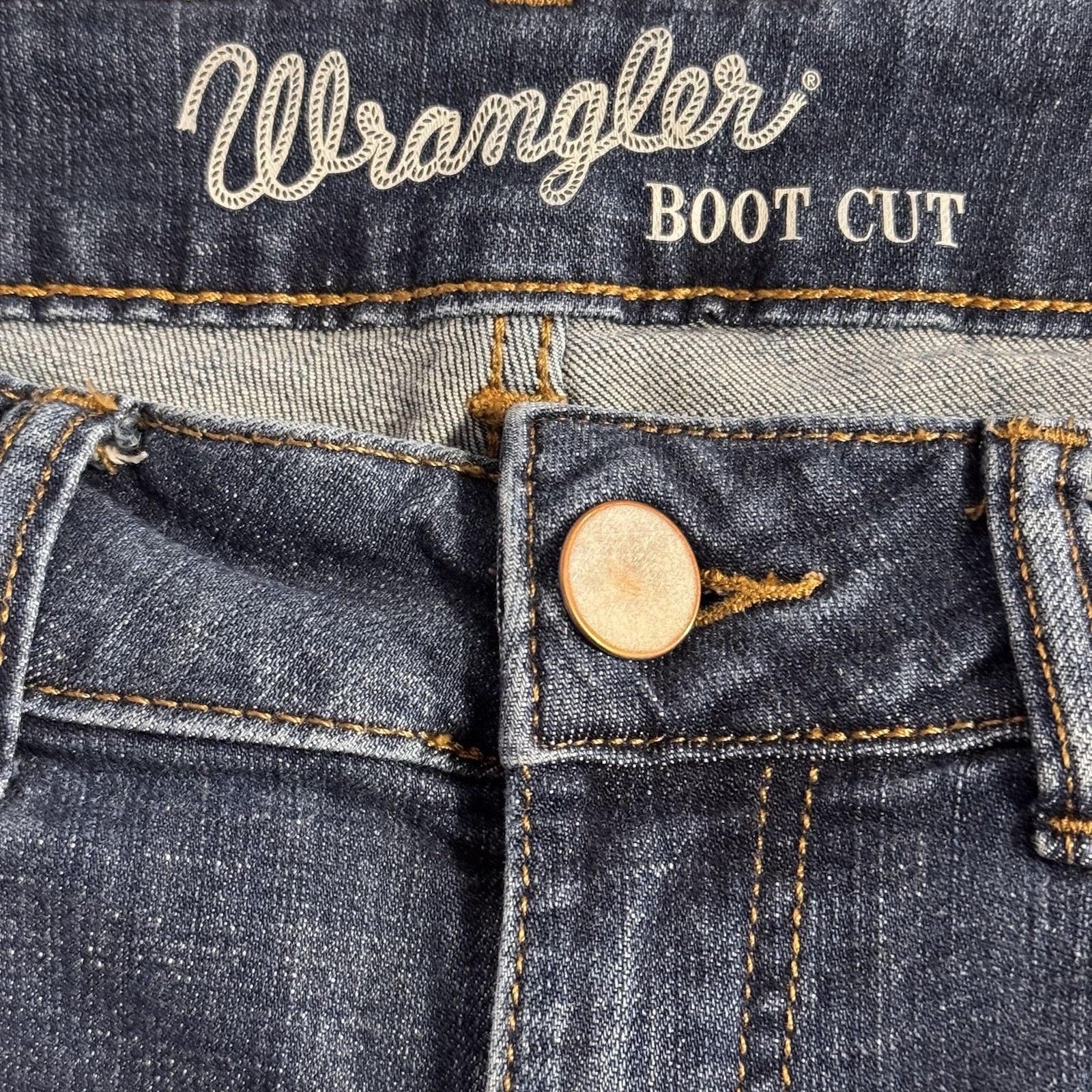 Wrangler Womens Bootcut Jeans Medium Wash Stretch Western 7x30 Rodeo Cowgirl thumbnail 5