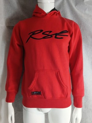 RST Race Dept roter Pullover Hoodie mittellang Gr. 14/L UK Unisex Hoodie