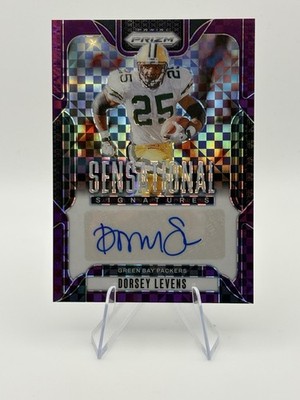 2024 Prizm Sensational Signatures Dorsey Levens Auto Purple /49 #SS-DLS