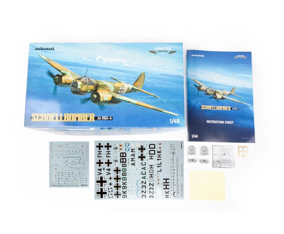 JUNKERS Ju-88 A-4 "Schnellbomber" - EDUARD Ltd (6 Décos) 1/48 PLASTIC KIT - Photo 2/4