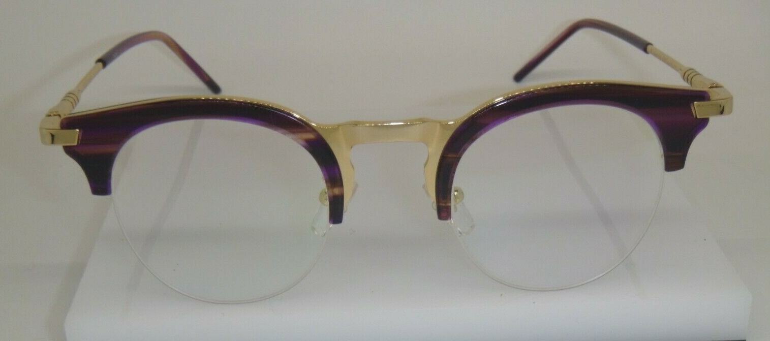 Оправа для очков EYEworks Bob Purple Gold C808P круглая 47-23-145 Канада