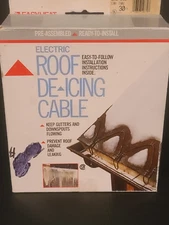 Easy Heat ADKS-150 30' Roof Gutter Ice Remover Prevent De-icing Cable, 30-Foot