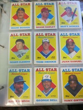 23 1987 Topps All Star American League baseball cards MINTY