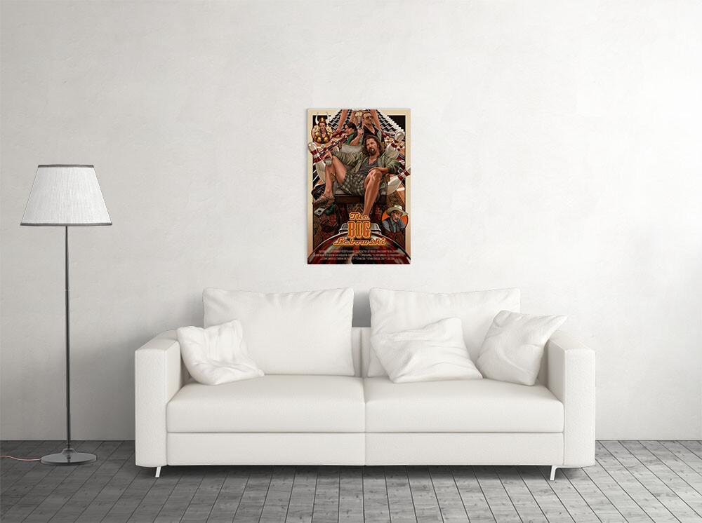 Erik Poster The Big Lebowski - kunstdruk poster 61 x 91,5 cm