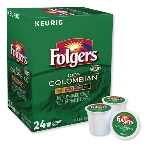 Folgers 100% Colombian Decaf Coffee K 