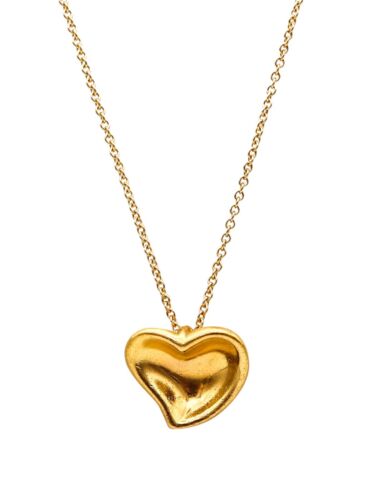 Tiffany & Co. 1980 Elsa Peretti Heart Necklace In 