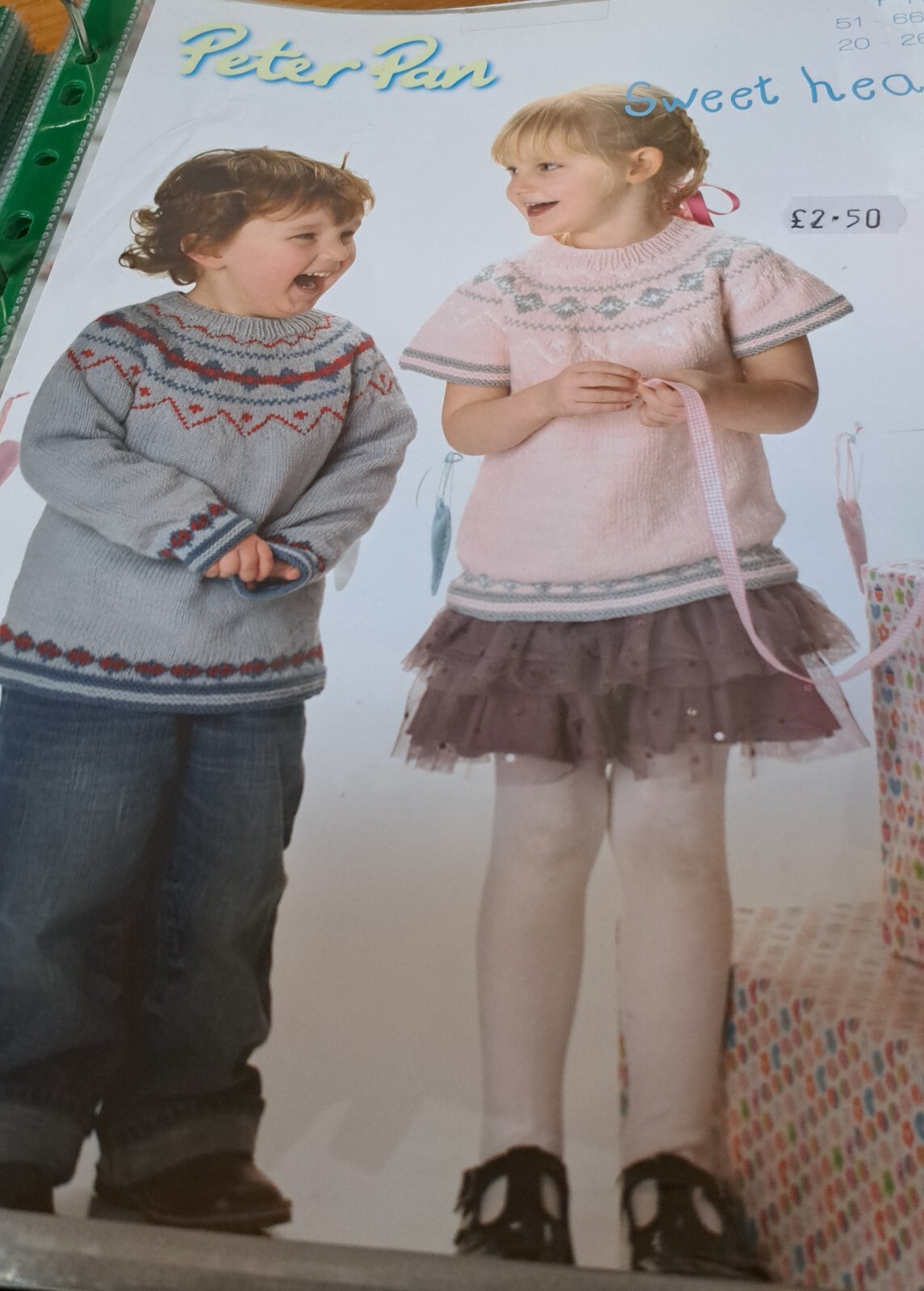 Peter Pan 1123 - Child's Yoked Jumper Knitting Pattern in Double Knit