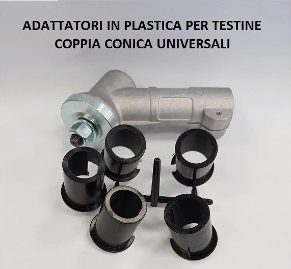 BRUMAR ADATTATORE IN PLATICA PER TESTINA COPPIA CONICA UNIVERSALE DECESPUGLIATORI