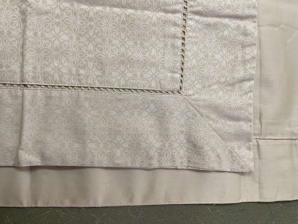 TARGET QB Queen NEW quilt cover set cotton jacquard stone beige