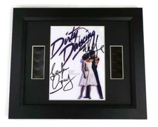 DIRTY DANCING FILM CELL Signed PREPRINT GIFT PATRICK SWAYZE FRAMED MEMORABILIA