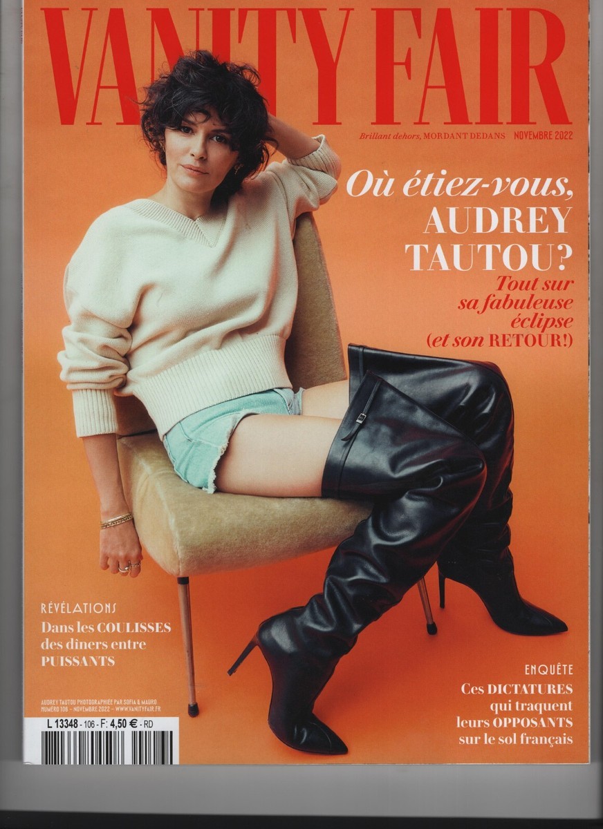AUDREY TAUTOU FRENCH VANITY FAIR MAGAZINE NOVEMBER 2022 | eBay