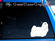 Maltese -Vinyl Decal Sticker -Color Choice -HIGH QUALITY