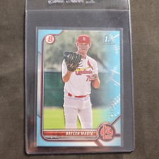 2022 Bowman Draft - BRYCEN MAUTZ - 1ST BOWMAN BASE PAPER - SKY BLUE /499 #BD-124