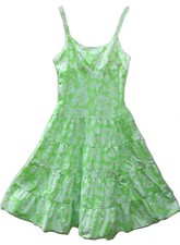 LIMITED TOO GIRLS EMBELLISHED TROPICAL FLORAL SUN DRESS SZ 10