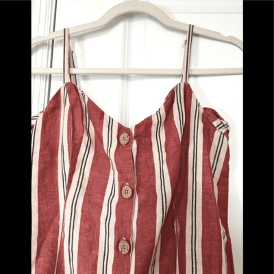 chinese dress ladies Splendid Gabrielle Button Down Dress - White/Fawn