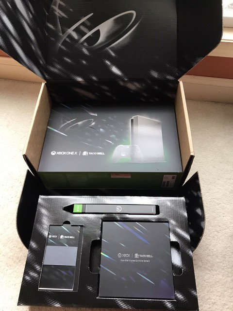 Microsoft Xbox One X 1TB 1787 Eclipse Taco Bell Limited ...