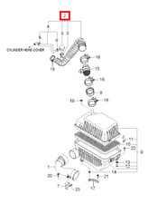 Genuineoem 0k2kb13220 Hose-air Intake For Kia Carens 99 Genuineoem 0k2kb13220 Hose-air Intake For Kia Carens 99